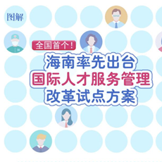 海南率先出臺國際人才服務(wù)管理改革試點方案