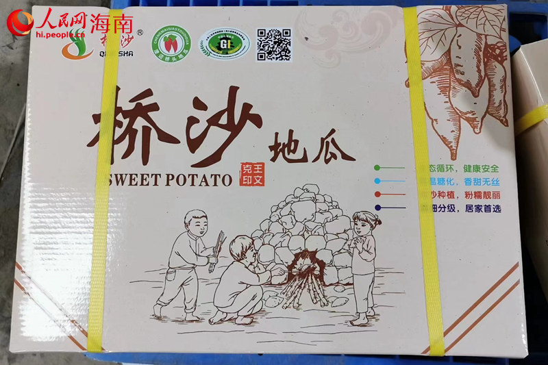 橋沙地瓜。 人民網(wǎng) 孟凡盛攝