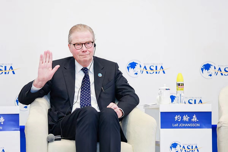 阿斯利康公司董事長(zhǎng)雷夫·約翰森。