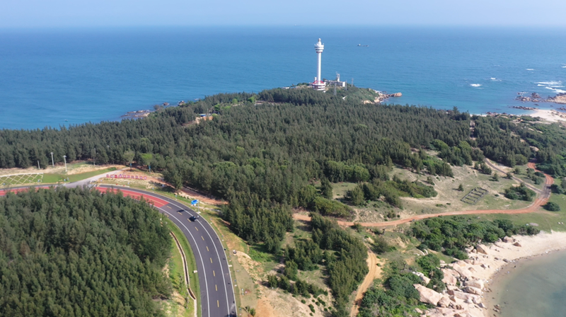 海南環(huán)島旅游公路文昌段。馬迪攝