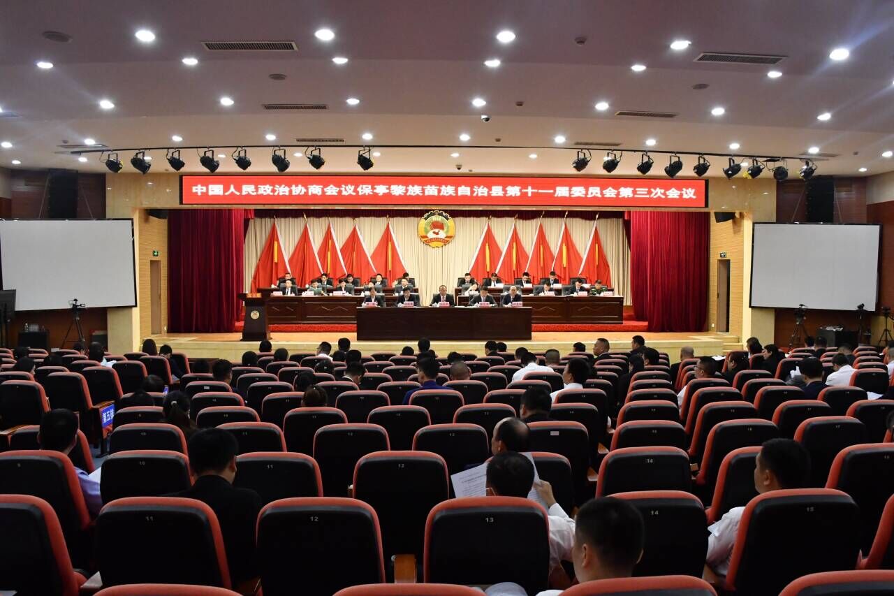 會(huì)議現(xiàn)場(chǎng)。保亭縣委宣傳部供圖