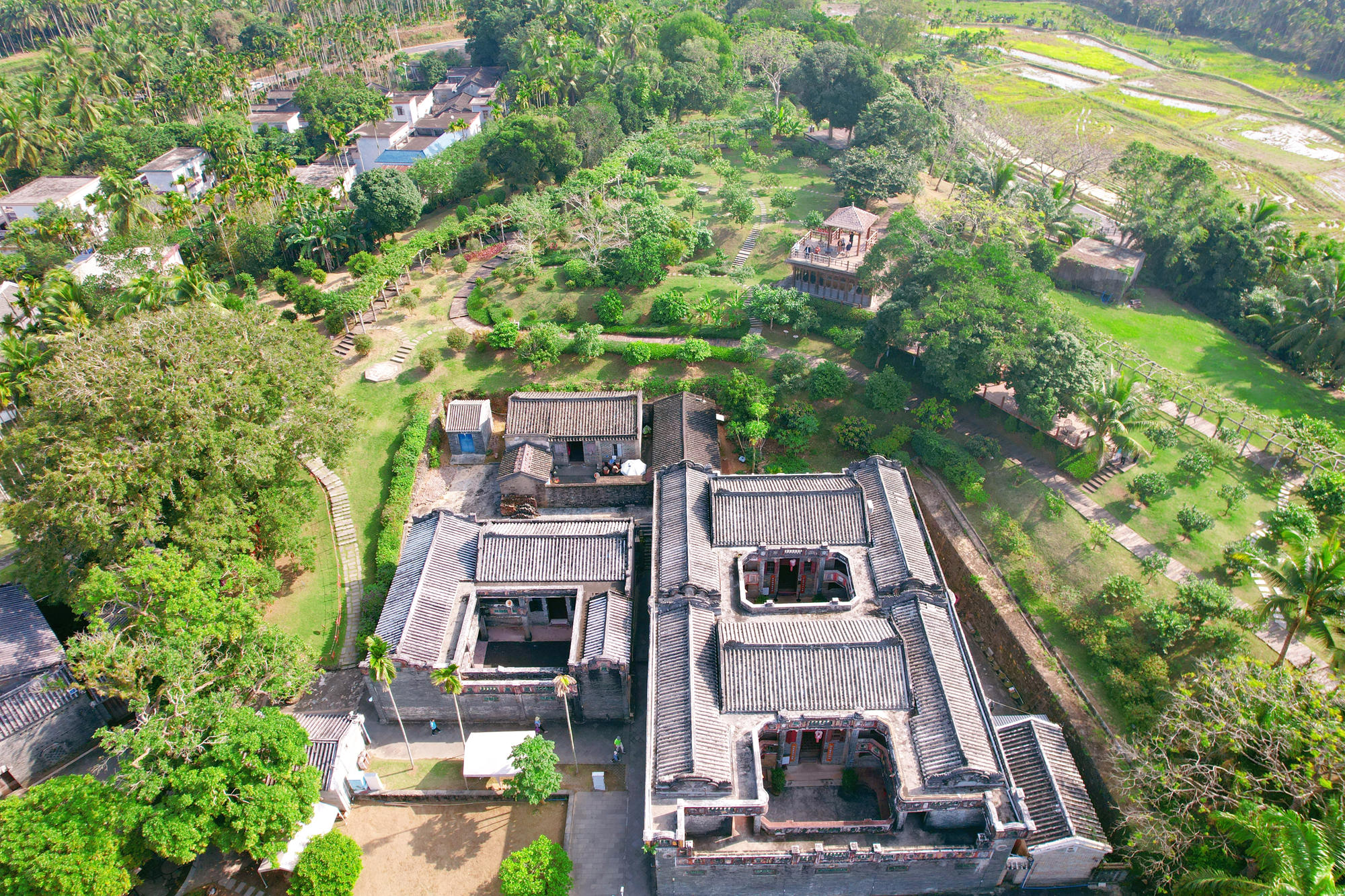 瓊海留客村蔡家大院。