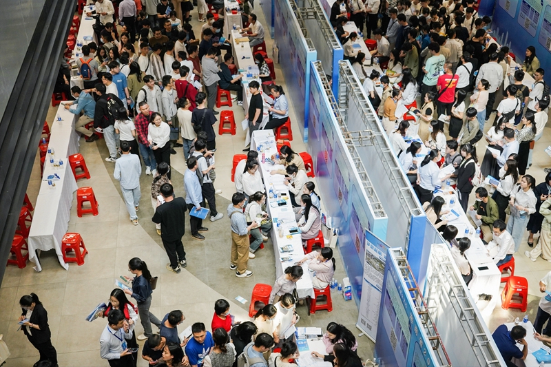 人才對接會(huì)現(xiàn)場。海南省就業(yè)局供圖