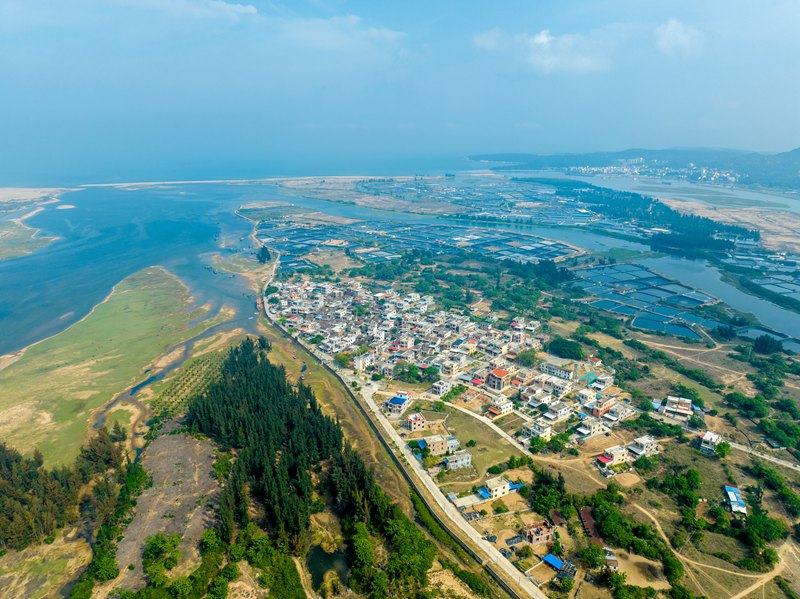 咸田村。海南省農(nóng)業(yè)農(nóng)村廳供圖