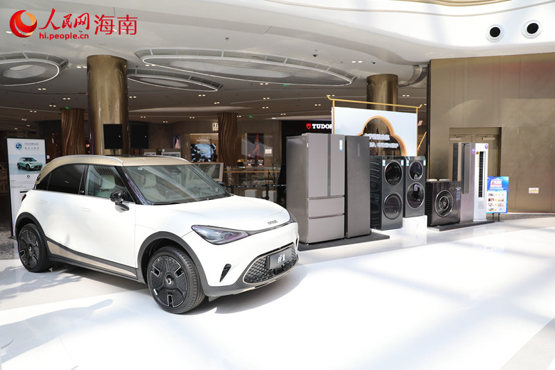 cdf?？趪?guó)際免稅城L1天際秘林處展品。 人民網(wǎng)記者 孟凡盛攝