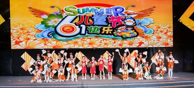 活動現(xiàn)場，少年兒童們精彩演繹。  主辦方供圖