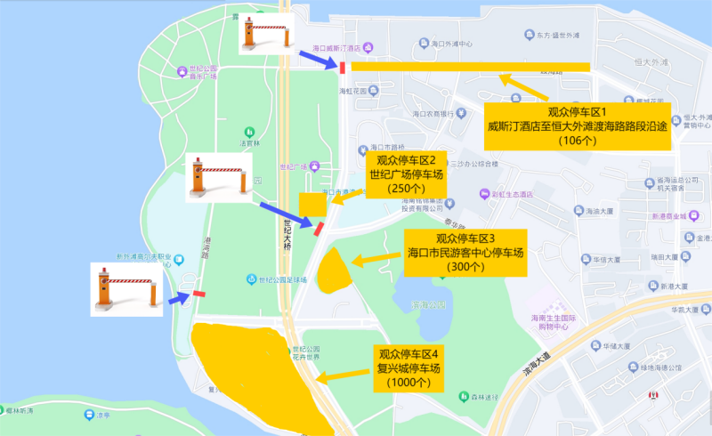 停車場規(guī)劃示意圖。
