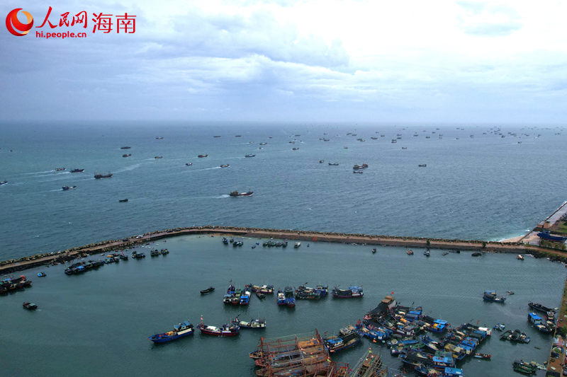 五百余艘漁船駛向大海，開啟捕魚之旅。人民網(wǎng)記者 孟凡盛