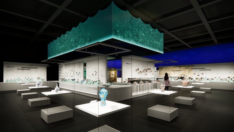 深藍(lán)寶藏——南海西北陸坡一二號(hào)沉船考古成果特展。中國(guó)（海南）南海博物館供圖
