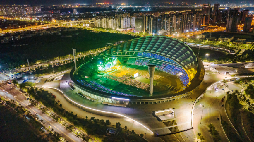 五源河體育場(chǎng)星光熠熠。楊忠凱攝