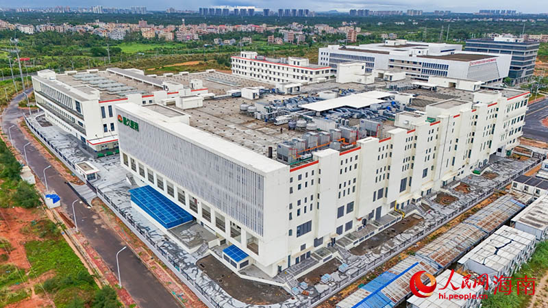俯瞰唐久物流園。人民網(wǎng)記者 牛良玉攝