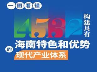 一圖看懂：“4532”構(gòu)建具有海南特色和優(yōu)勢的現(xiàn)代產(chǎn)業(yè)體系